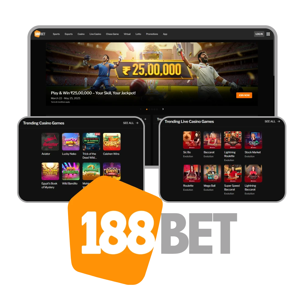 Ứng dụng 188Bet trên mobile